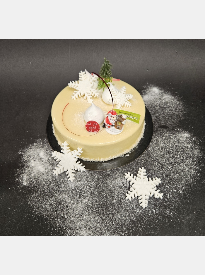 Hvit drøm med sjokoladehjerte