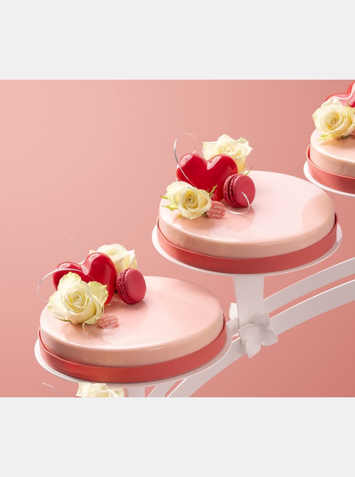 Bryllupskake Rosa drøm